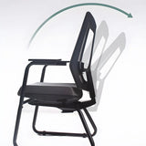 Removable Arms Black Ergonomic Mesh Office Chairs Image - 11