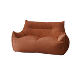 Removable Cover Beige Large Sherpa Lounge Bean Bag Image - 25