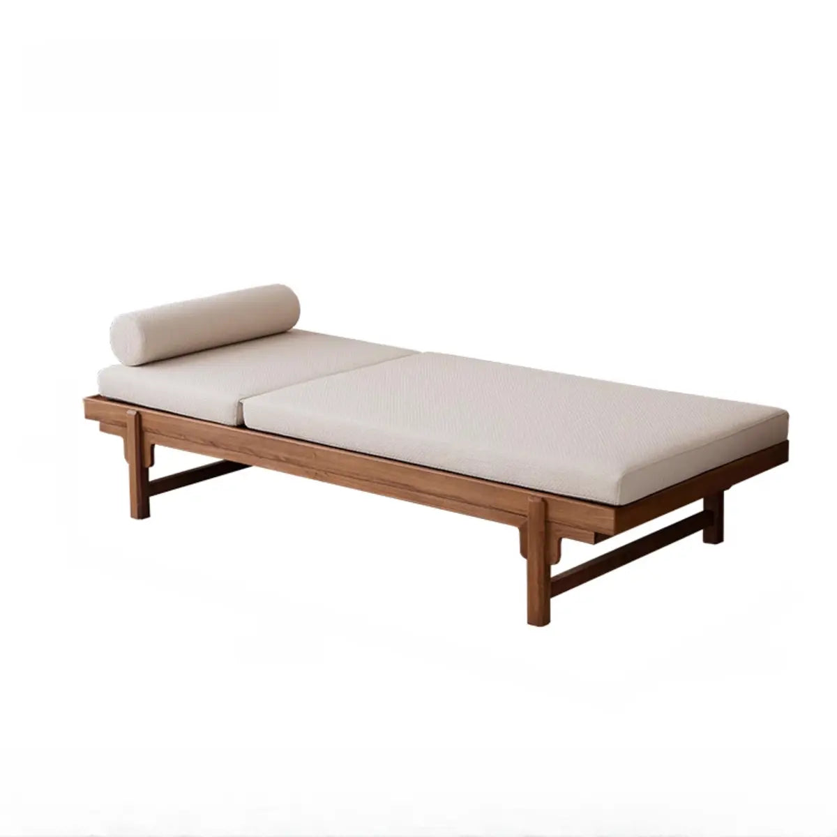 Removable Cushions Reclining Adjustable Armless Chaise Image - 2