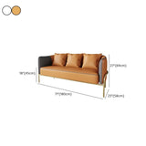 Removable Cushions Scratch Resistant Leather Sofa Image - 19