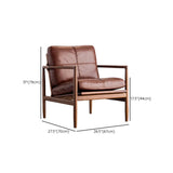 Removable Cushions Water Resistant Leather Arm Chair Image - 15