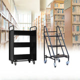 Removable Freestanding White Metal Handle Utility Carts Image - 4