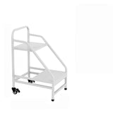 Removable Freestanding White Metal Handle Utility Carts Image - 5