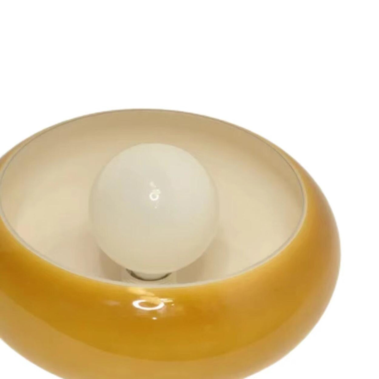 Retro Amber Round Glass Wall Sconce Light  Image - 12