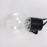 Retro Black Globe Bulb Solar Christmas String Light Image - 9