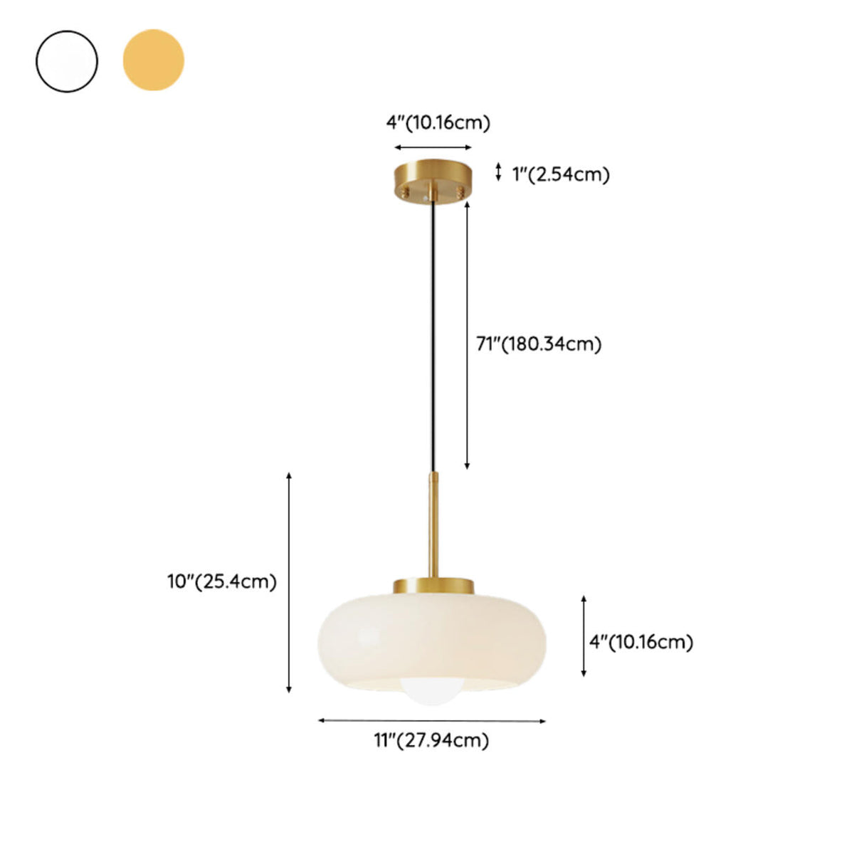 Retro Modern Orange Amber Glass Oval Pendant Light 