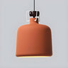 Retro Nordic Orange Bottle Metal Jar Kitchen Pendant Light Image - 4