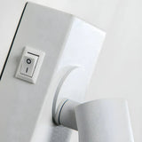 Rocker Switch Cylinder Aluminum Reading Warm Wall Lamp Image - 10