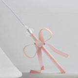 Romantic Bedroom Pink Bow Ceramics Floral Pendant Light Image - 11