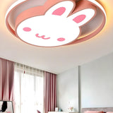 Romantic Loving Heart LED Flush Mount Ceiling Light Image - 3