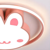 Romantic Loving Heart LED Flush Mount Ceiling Light Image - 9