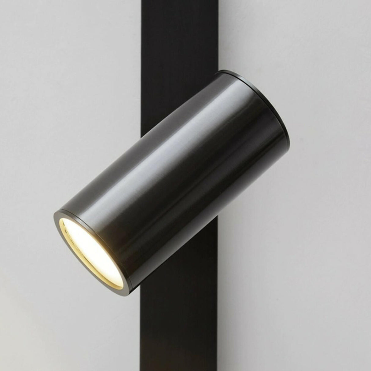 Rotatable Black Globe and Cylinder Modern Wall Sconce Image - 7