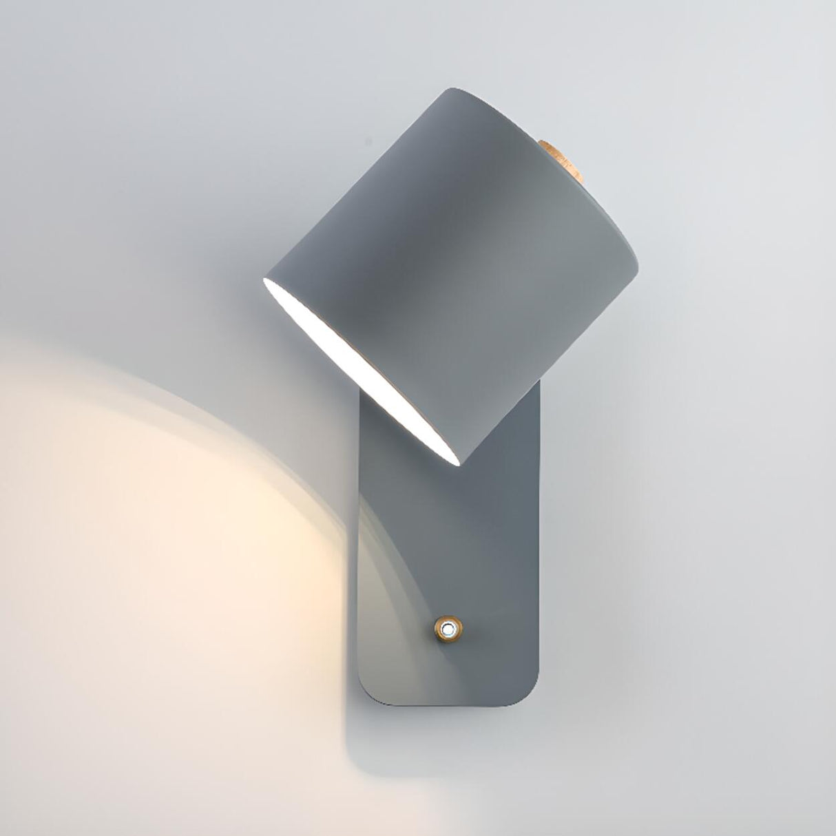 Rotatable Cylinder Metal LED Wall Sconce Lights Image - 12