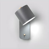 Rotatable Cylinder Metal LED Wall Sconce Lights Image - 9