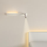 Rotatable Dual Light Black Metal LED Wall Sconces Image - 5