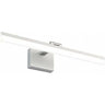 Rotatable Gold Modern Rectangular LED Vanity Light Image - 3