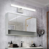 Rotatable Gold Modern Rectangular LED Vanity Light Image - 7