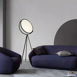 Rotatable Large Circular and Tripod Superloon Floor Lamp Image - 5