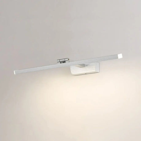 Rotatable Modern Black Linear Metal LED Vanity Light Image - 2