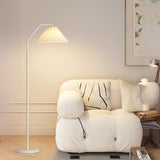 Rotatable Pleated Contemporary Metal Floor Lamp Image - 4