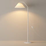 Rotatable Pleated Contemporary Metal Floor Lamp Image - 5