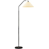 Rotatable Pleated Contemporary Metal Floor Lamp Image - 8