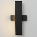 Rotatable Rectangular White Bedroom Wall Sconce Image - 11