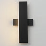 Rotatable Rectangular White Bedroom Wall Sconce Image - 11