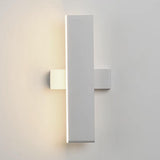 Rotatable Rectangular White Bedroom Wall Sconce Image - 12