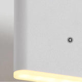 Rotatable Rectangular White Bedroom Wall Sconce Image - 16