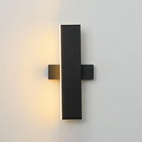 Rotatable Rectangular White Bedroom Wall Sconce Image - 5