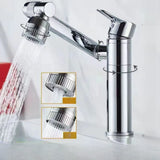 Rotatable Square Copper Gun Grey Low Arc Faucet with Aerator Image - 10