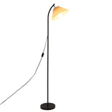 Rotatable Trendy White Cone and Curved Floor Lamp Image - 7