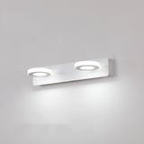 Rotatable White Circular LED Bathroom Vanity Light Image - 17