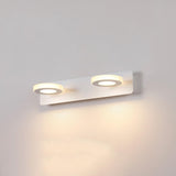 Rotatable White Circular LED Bathroom Vanity Light Image - 19