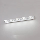 Rotatable White Circular LED Bathroom Vanity Light Image - 24