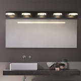 Rotatable White Circular LED Bathroom Vanity Light Image - 7