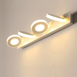 Rotatable White Circular LED Bathroom Vanity Light Image - 9