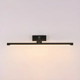 Rotating Black Cylinder Modern Metal LED Vanity Light Image - 7