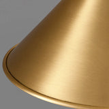 Rotating Cone Gold Copper Shade Metal Wall Sconces Image - 9