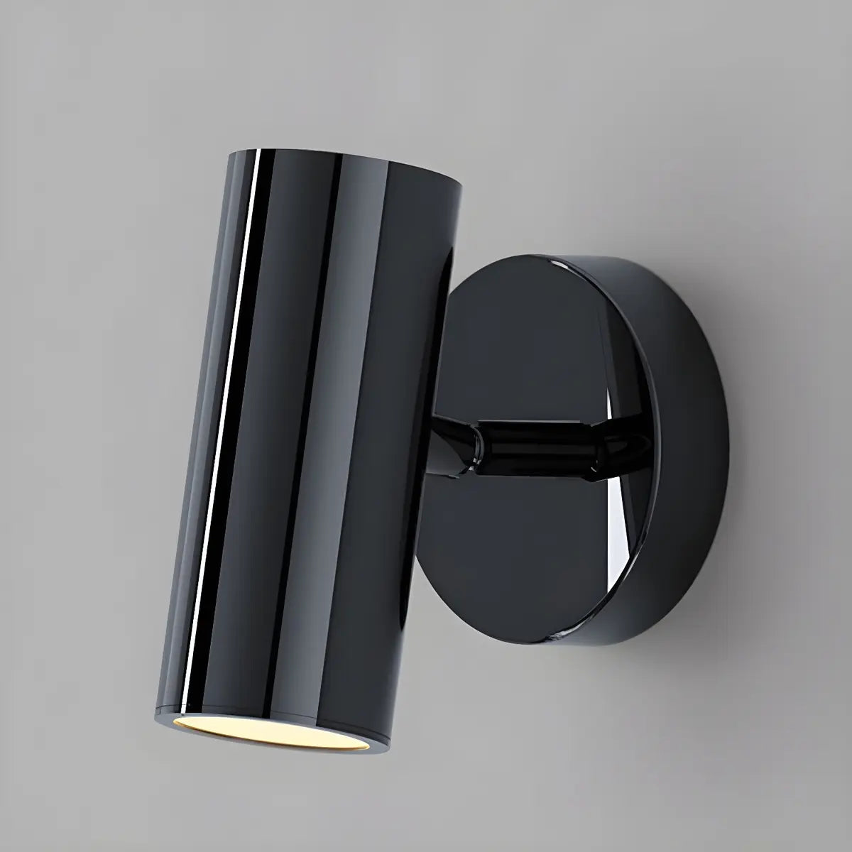 Rotating Cylinder Pivot Bedside Reading Wall Sconce Image - 8