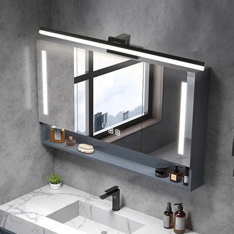 Rotating Modern Rectangular LED Bathroom Vanity Light Image - 1