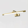 Rotating Modish Gold Linear Metal Vanity Bathroom Light Image - 3