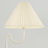 Rotating Pleated Bedside Pedestal Storage Floor Lamp Image - 10