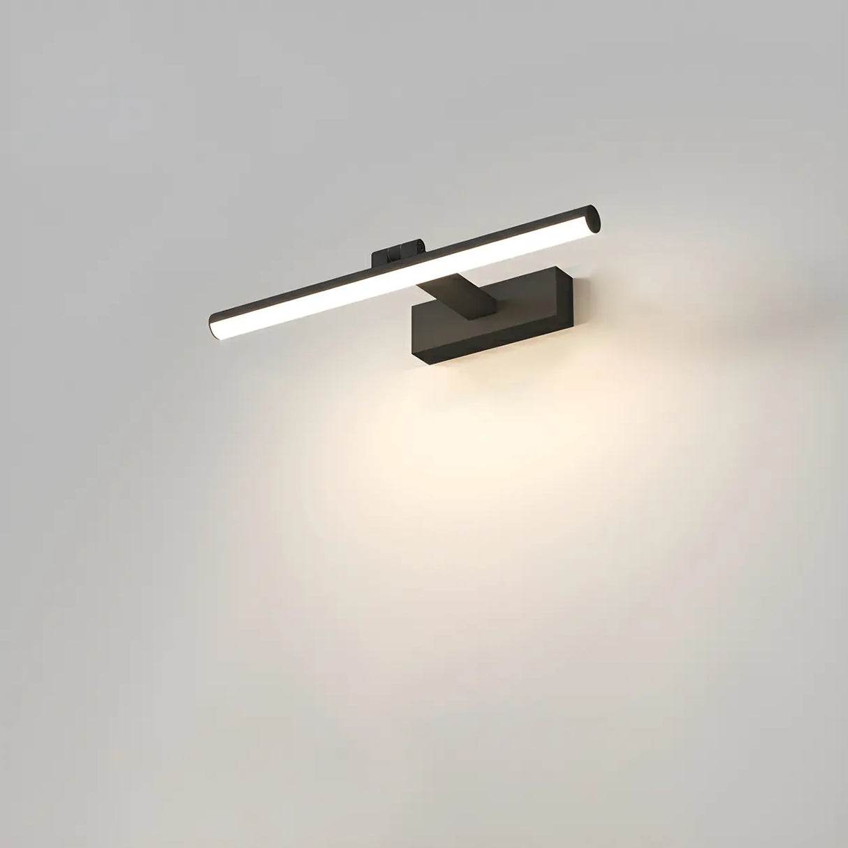 Rotating White Linear Modern LED Metal Vanity Light Image - 11