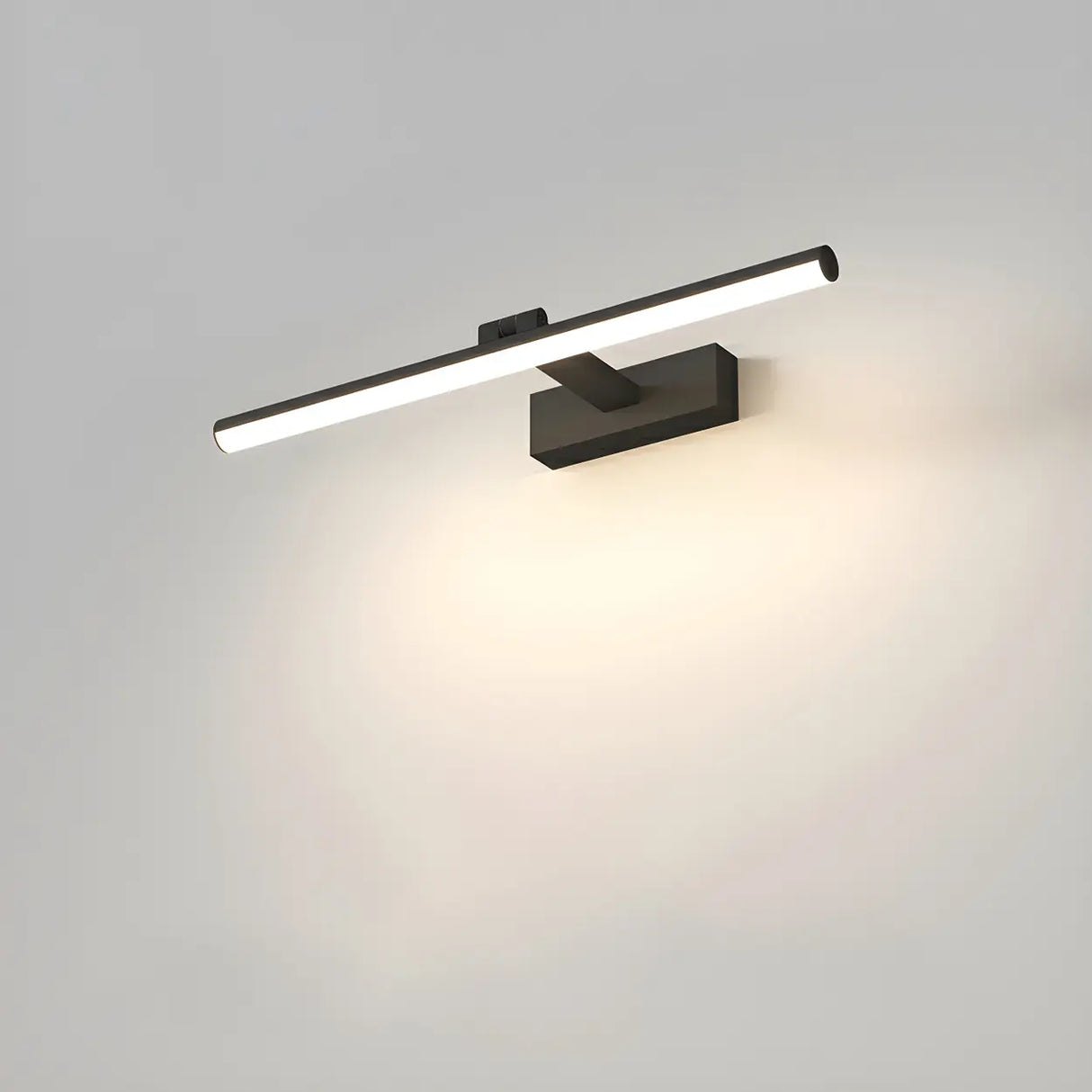 Rotating White Linear Modern LED Metal Vanity Light Image - 13