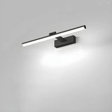 Rotating White Linear Modern LED Metal Vanity Light Image - 3