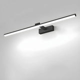 Rotating White Linear Modern LED Metal Vanity Light Image - 9