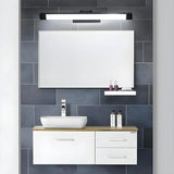 Rotating White Modern Rectangular LED Vanity Light Image - 15