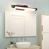 Rotating White Modern Rectangular LED Vanity Light Image - 17